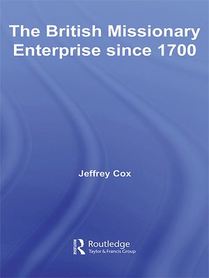 cover image of The British Missionary Enterprise since 1700